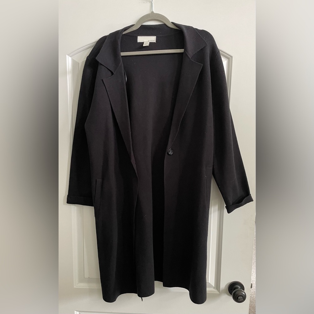 Versatile Black Cardigan Sweater